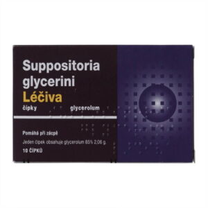 SUPPOSITORIA glycerini léčiva 2,35g 10 čapíkov