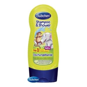 BÜBCHEN Kids šampón a sprchový gél 2v1 partička z džungle 230 ml