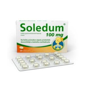 SOLEDUM 100 mg 20 mäkkých kapsúl
