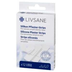 LIVSANE Silikónové náplasti 12 kusov