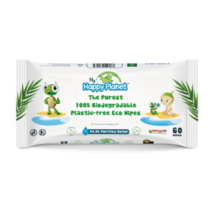 AQUAINT Happy planet 100% bio odbúrateľné utierky 60 ks