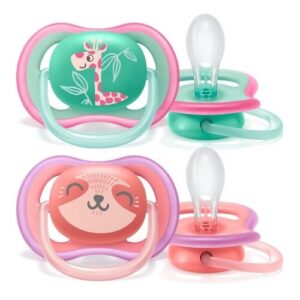 AVENT Cumlík ultra air 18+ m žirafa 2 ks