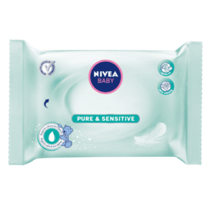 NIVEA Baby Čistiace obrúsky pure & sensitive 63 kusov