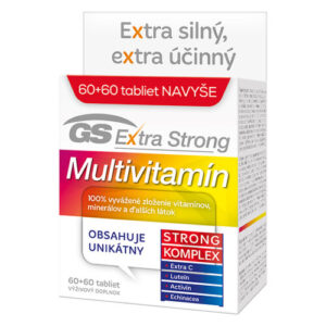 GS Extra strong multivitamín 60 + 60 tabliet ZADARMO