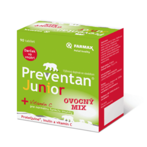 FARMAX Preventan junior s vitamínom C 90 tabliet