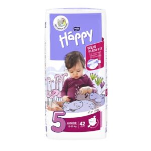 HAPPY Detské plienky 5 junior 42 kusov