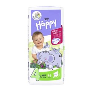 HAPPY Detské plienky 4 maxi 46 kusov