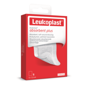 LEUKOPLAST Leukomed absorbčná náplasť na rany 5 x 7,2 cm 5 kusov