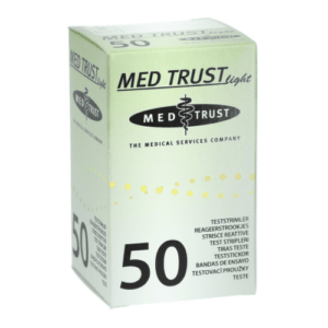 MED TRUST Light testovacie prúžky 50 kusov