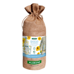 KLORANE Bebe xmass starostlivosť o bábätká s nechtíkom 500ml umývací gél + 75 ml telové mlieko + DARČEK zajko