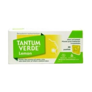 TANTUM VERDE Lemon 20 tvrdých pastiliek