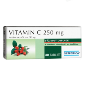 GENERICA Vitamín C 250 mg 30 tabliet