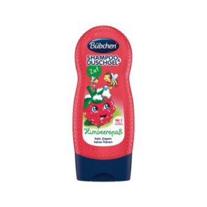 BUBCHEN Kids šampón a sprchový gél 2v1 veselá malina 230 ml
