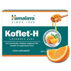 HIMALAYA Koflet-H orange 12 pastiliek na cmúľanie