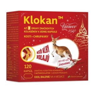 KLOKAN Vianočné balenie 120 kaspúl