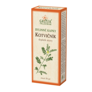 GREŠÍK Bylinné kvapky kotvičník 50 ml