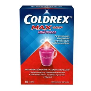COLDREX Maxgrip lesné ovocie 10 vrecúšok