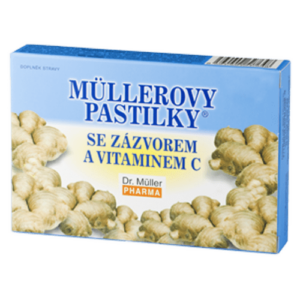 MÜLLEROVE PASTILKY so zázvorom 12 kusov