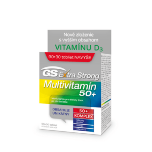 GS Extra strong multivitamin 50+ 90 + 30 tabliet ZADARMO