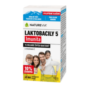 NATUREVIA Laktobacily 5 imunita 66 kapsúl