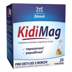 ZDROVIT Kidimag od 3 rokov 20 vrecúšok