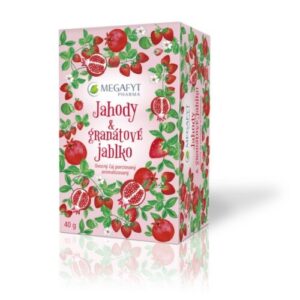 MEGAFYT Jahody & granátové jablko 20 x 2 g