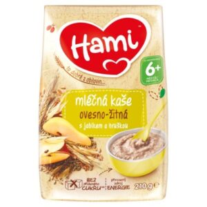 HAMI Mliečna kaša ovseno - ražná 210 g