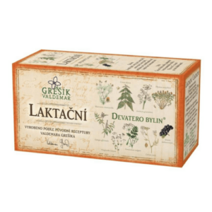 GREŠÍK Laktačný čaj, bylinný, porciovaný 20 x 1,5 g