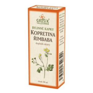 GREŠÍK Bylinné kvapky rimbaba 50 ml