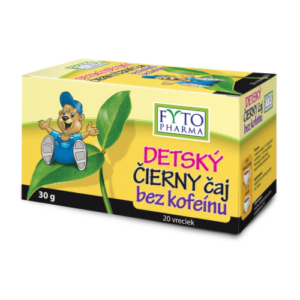 FYTO Detský čierny čaj bez kofeínu 20 x 1,5g