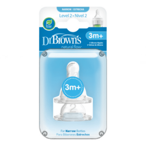 DR. BROWN´S Cumlíky options+ narrow level-2 2 kusy