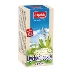 APOTHEKE Čaj dýchacie cesty a potenie 20 x 1,5 g
