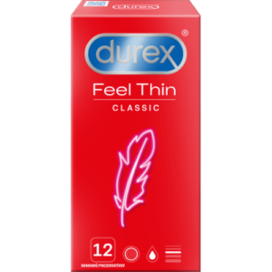 DUREX Feel thin classic 12 kusov