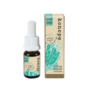 KONOPE co. 10% CBD + organický arganový olej 10 ml