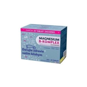 GLENMARK Magnesium B-komplex vianočné balenie 100 + 20 tabliet ZADARMO