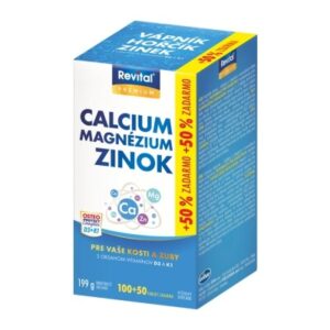 REVITAL Vápnik, horčík, zinok+ vitamín D3 a K1 100 + 50 tabliet