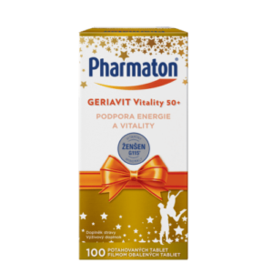 PHARMATON Geriavit vitality 50+ vianočné balenie 100 tabliet