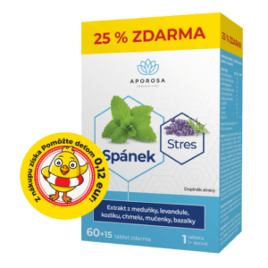 APOROSA Premium spánok a stres 60 + 15 kapsúl ZADARMO