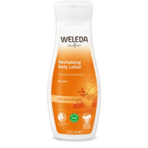 WELEDA Rakytník telové mlieko energizujúce, 48h hydratácia 200 ml