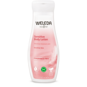 WELEDA Sensitiv telové mlieko jemné, na citlivú pokožku, bez parfumov 200 ml