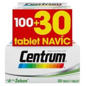CENTRUM od A až po Železo spring promo 100 +30 tabliet ZADARMO