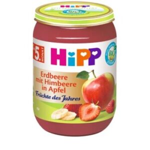 HiPP Príkrm BIO jablka s jahodami, malinami 190 g