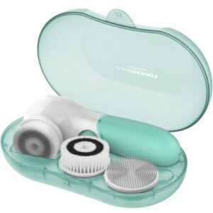 TOUCHBEAUTY 14838 čistiaca kefka na pleť 3v1 elektrická zelená 1 ks