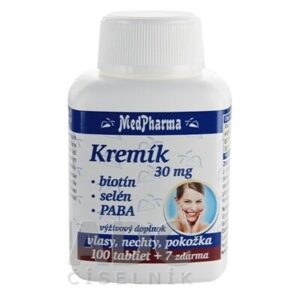 MedPharma KREMIK 30MG+BIOTIN+SE+PABA tbl 100+7zdarma