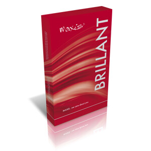 MAXIS BRILLANT Stehenné pančuchy nekĺzavé veľkosť 5 bronz 1 ks