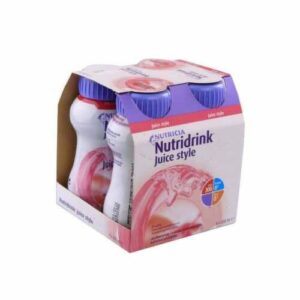 NUTRIDRINK jahodová príchuť 4 x 200 ml