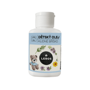 LEROS Bio detský olej pokojné bruško s materinou dúškou a kôprom 60 ml