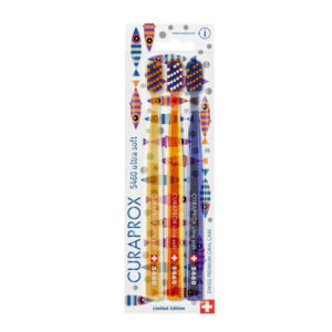 CURAPROX CS 5460 Ultrasoft morská edícia zubná kefka 3 ks