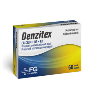 FG PHARMA  Denzitex calcium+D3+K2 60 kapsúl