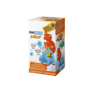 RINIMUN Sirup dvojbalenie 2 x 120 ml + darček Rinimusaurus